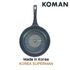[KOMAN] BlackWin Titanium Coated Grill Pan 28cm - Nonstick Cookware 6-Layers Coationg Frying Pan - Made in Korea